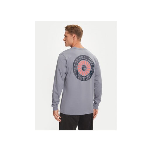 Quiksilver Longsleeve Bloom Cycle EQYZT07707 Niebieski Regular Fit ze sklepu MODIVO w kategorii T-shirty męskie - zdjęcie 176617944