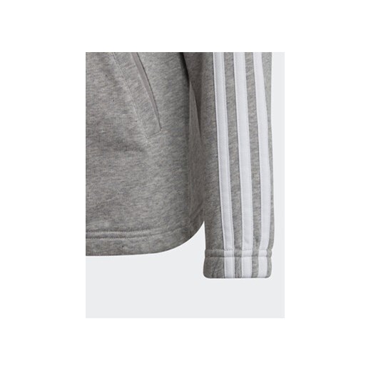 adidas Bluza Essentials 3-Stripes IC3635 Szary Slim Fit 11_12Y MODIVO