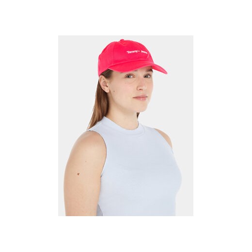 Tommy Jeans Czapka z daszkiem Tjw Sport Cap AW0AW15472 Różowy Tommy Jeans uniwersalny MODIVO