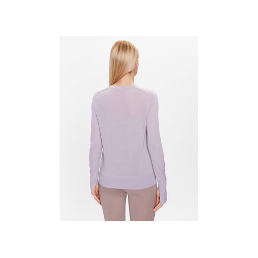 Calvin Klein Sweter K20K205777 Fioletowy Regular Fit Calvin Klein XXL MODIVO