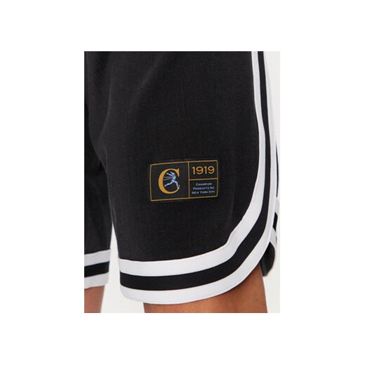 Champion Szorty sportowe 220010 Czarny Custom Fit Champion S MODIVO