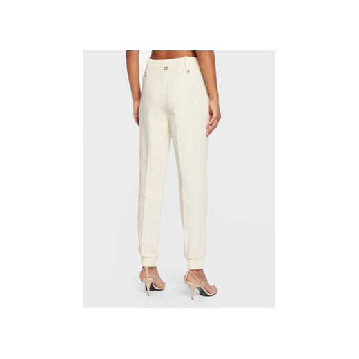 TWINSET Spodnie materiałowe 231TP2263 Écru Regular Fit Twinset 42 MODIVO