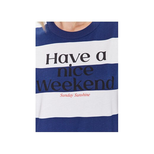 United Colors Of Benetton T-Shirt 35U4D103E Granatowy Relaxed Fit United Colors Of Benetton XS MODIVO
