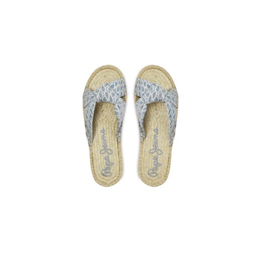 Pepe Jeans Espadryle Siva Thelma PLS90673 Niebieski Pepe Jeans 40 MODIVO
