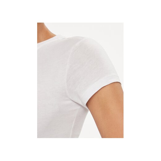 Tommy Jeans T-Shirt Essential DW0DW17357 Biały Slim Fit Tommy Jeans L MODIVO