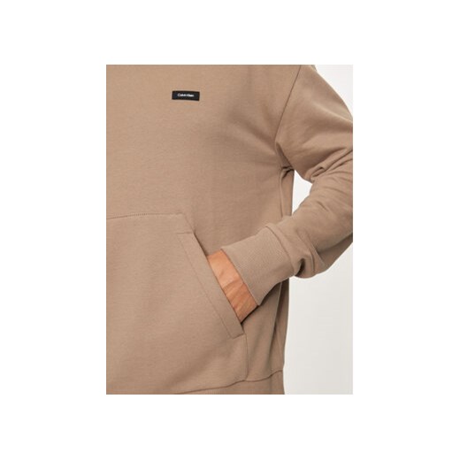 Calvin Klein Bluza K10K112748 Beżowy Comfort Fit Calvin Klein M MODIVO