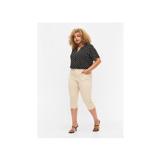 Zizzi Bluzka CA02310O Czarny Regular Fit Zizzi S MODIVO