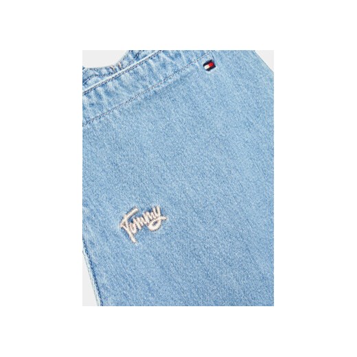 Tommy Hilfiger Sukienka jeansowa Dungaree KG0KG07194 D Niebieski Regular Fit Tommy Hilfiger 14Y MODIVO