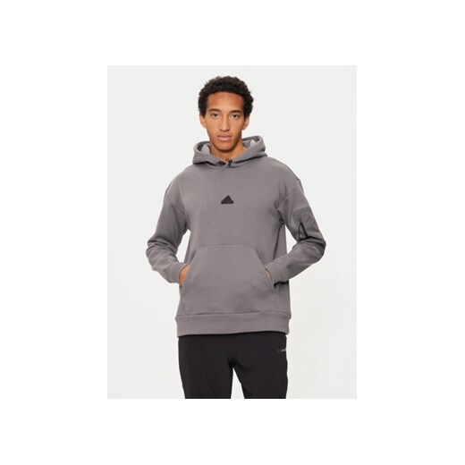 adidas Bluza City Escape IY1518 Szary Regular Fit S MODIVO