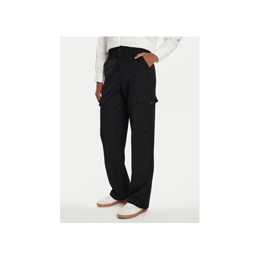 Desigual Spodnie materiałowe Volga 24WWPW17 Czarny Straight Fit Desigual L MODIVO