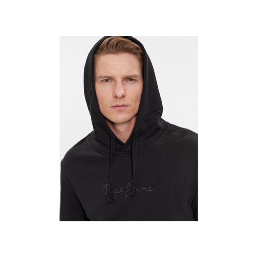 Pepe Jeans Bluza Joe Hoodie PM582573 Czarny Regular Fit Pepe Jeans XL MODIVO