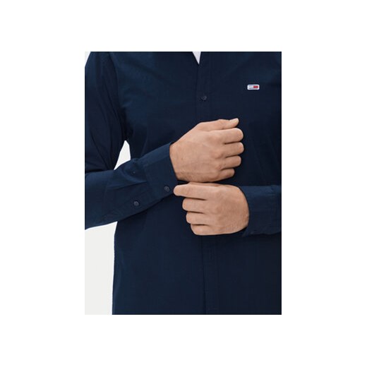 Tommy Jeans Koszula Entry DM0DM19519 Granatowy Regular Fit Tommy Jeans XS MODIVO