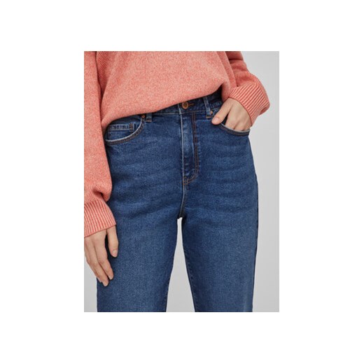 Vila Jeansy Naomi 14080820 Granatowy Mom Fit Vila 38_30 MODIVO