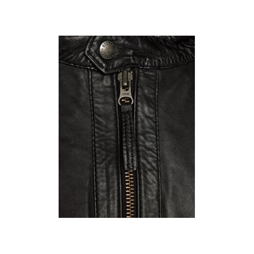 Mustang Kurtka skórzana 310-17-261 Czarny Regular Fit Mustang XL MODIVO