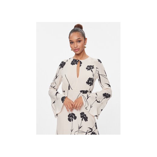 TWINSET Sukienka koktajlowa 241TP2600 Écru Regular Fit Twinset 44 MODIVO