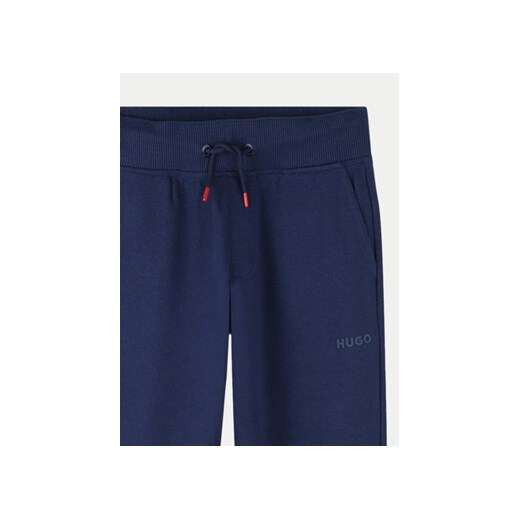 Hugo Spodnie dresowe G00175 M Niebieski Regular Fit 10Y MODIVO