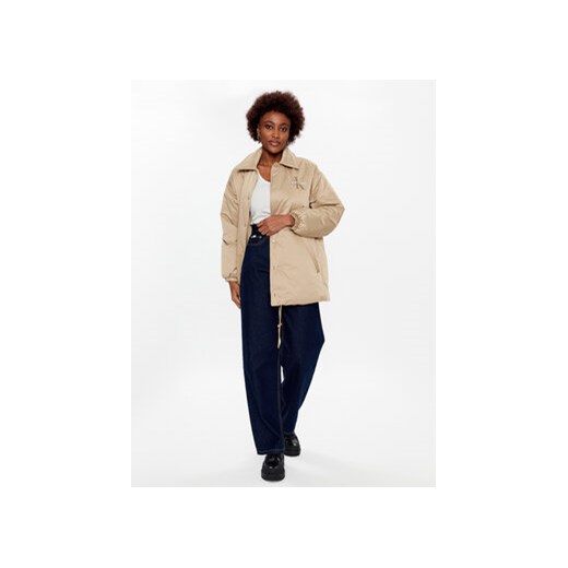 Calvin Klein Jeans Kurtka przejściowa J20J220333 Beżowy Oversize L MODIVO