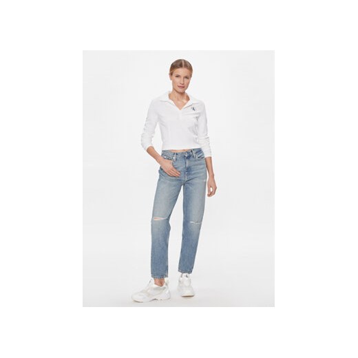 Calvin Klein Jeans Jeansy Mom Jean J20J222148 Granatowy Mom Fit 26_28 MODIVO