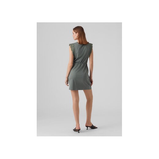 Vero Moda Sukienka codzienna Hollyn 10265206 Zielony Regular Fit Vero Moda XL MODIVO