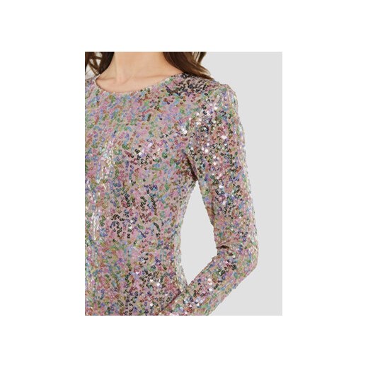 Swing Sukienka koktajlowa 5AF02900 Kolorowy Slim Fit Swing 36 MODIVO