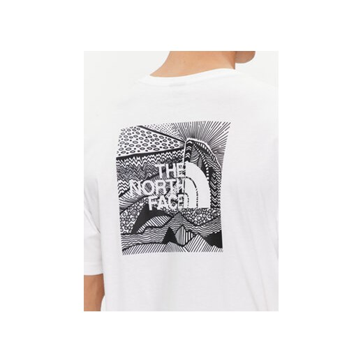 The North Face T-Shirt Redbox NF0A87NV Biały Regular Fit The North Face L MODIVO
