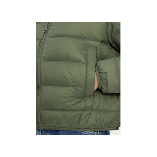 Calvin Klein Jeans Kurtka puchowa J20J222585 Zielony Regular Fit L MODIVO