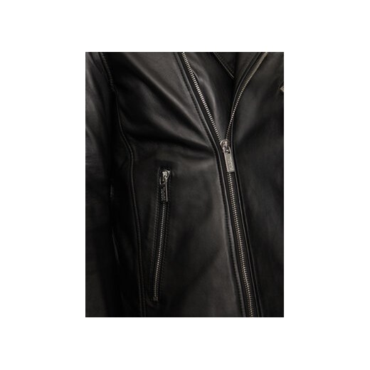 KARL LAGERFELD Kurtka skórzana 555021 544421 Czarny Regular Fit Karl Lagerfeld 58 MODIVO