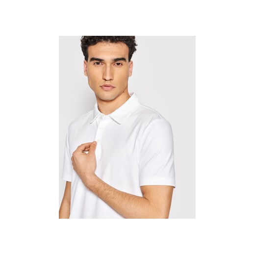 Boss Polo Palosh 50471335 Biały Slim Fit XL MODIVO
