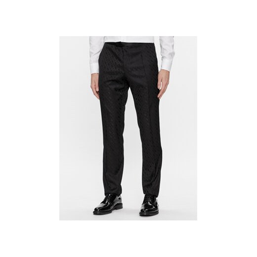 Boss Garnitur H-Huge-2Pcs-Tux-231 50502453 Czarny Slim Fit 52 MODIVO