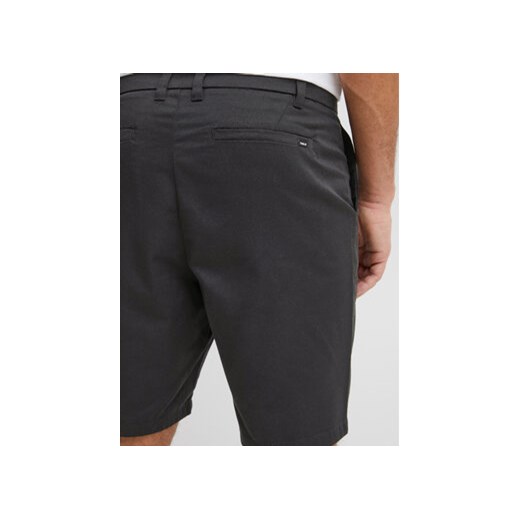 Solid Szorty materiałowe 21107653 Czarny Regular Fit Solid XXL MODIVO