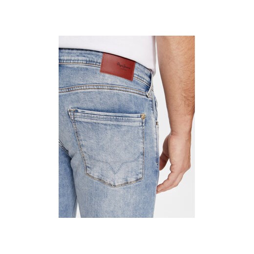 Pepe Jeans Jeansy PM207390MN5 Niebieski Slim Taper Fit Pepe Jeans 34_32 MODIVO