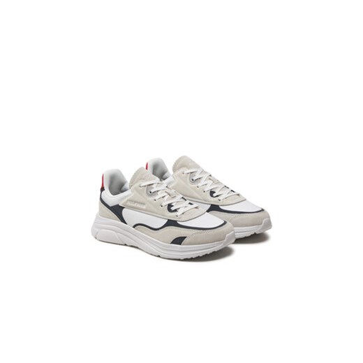 Tommy Hilfiger Sneakersy Modern Runner Tech Print FM0FM05123 Biały Tommy Hilfiger 43 MODIVO