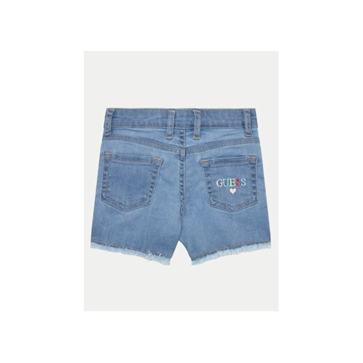 Guess Szorty jeansowe K4GD19 D4CA0 Niebieski Regular Fit Guess 2Y MODIVO