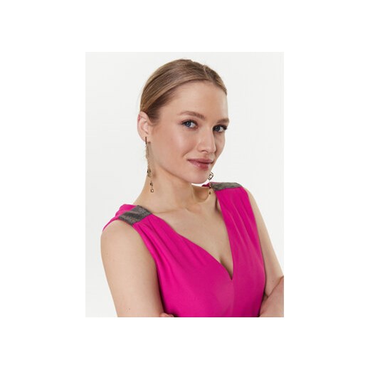 Fabiana Filippi Sukienka wieczorowa ABD273W223 Różowy Regular Fit Fabiana Filippi 46 MODIVO