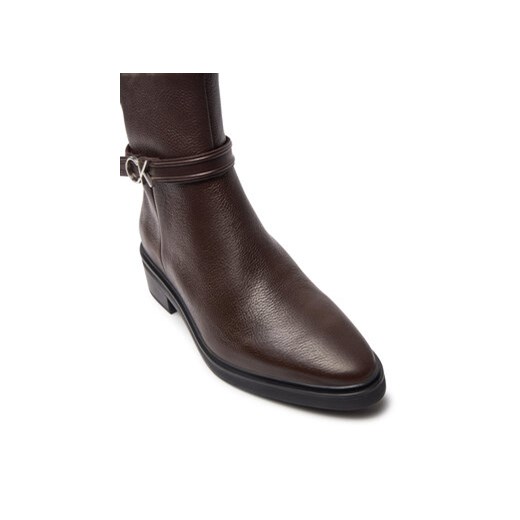 Calvin Klein Botki HW0HW02183 Brązowy Calvin Klein 37 MODIVO