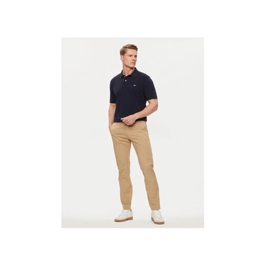 Gant Chinosy Af Tapered 1505317 Beżowy Regular Fit Gant 33_32 MODIVO