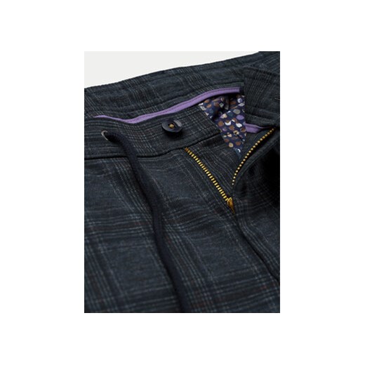 Bugatti Chinosy 4036 66898B Granatowy Slim Fit Bugatti 34_32 MODIVO