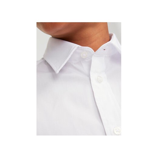 Jack&Jones Junior Koszula Joe 12252680 Biały Regular Fit Jack&jones Junior 128 MODIVO