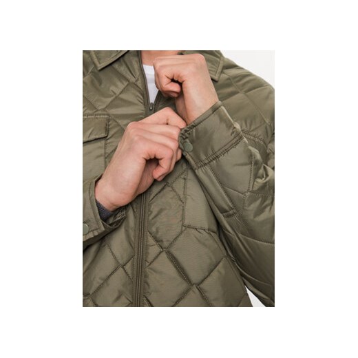 Solid Kurtka przejściowa 21107559 Zielony Regular Fit Solid L MODIVO