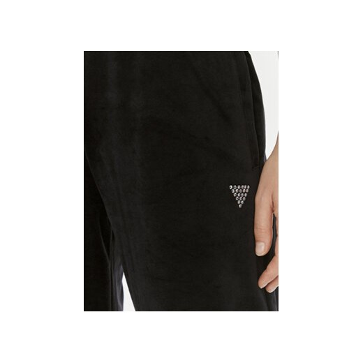 Guess Spodnie dresowe Couture V3BB26 KBXI2 Czarny Regular Fit Guess XS MODIVO