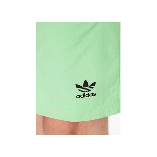 adidas Szorty sportowe Happy Earth HI2964 Zielony Regular Fit S MODIVO