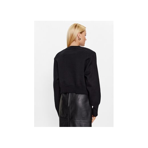 ROTATE Sweter Firm Rhinestone 100115100 Czarny Regular Fit Rotate 38 MODIVO