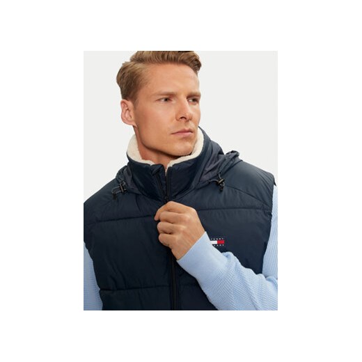 Tommy Jeans Kamizelka DM0DM19632 Granatowy Regular Fit Tommy Jeans M MODIVO