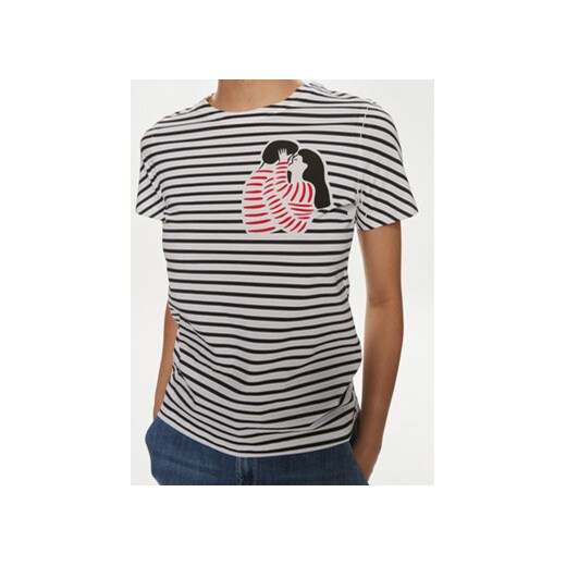 Marella T-Shirt Branca 2413971034 Biały Regular Fit Marella S MODIVO