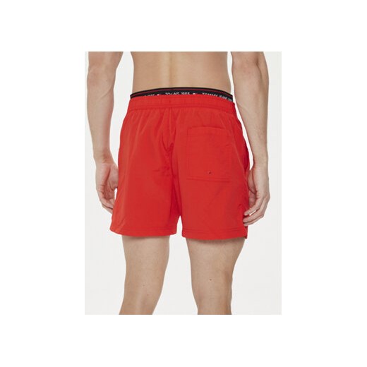 Tommy Hilfiger Szorty kąpielowe UM0UM03141 Czerwony Regular Fit Tommy Hilfiger S MODIVO