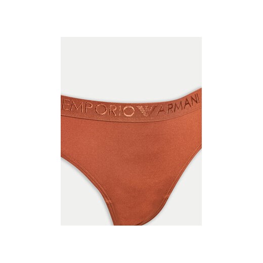 Emporio Armani Underwear Komplet 2 par stringów 163333 4R235 01656 Brązowy XS MODIVO