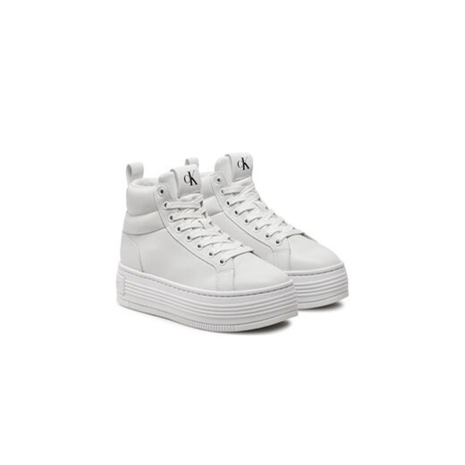 Calvin Klein Sneakersy Bold Platf Mid Oh Mg Lth YW0YW01583 Biały Calvin Klein 40 MODIVO