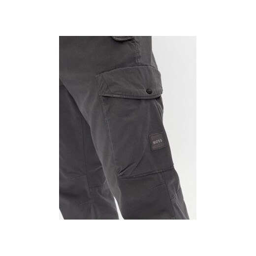 Boss Spodnie materiałowe Sista-Cargo-1 50509100 Szary Relaxed Fit 50 MODIVO