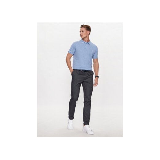 Polo Ralph Lauren Polo 710666998007 Niebieski Custom Slim Fit Polo Ralph Lauren XXL MODIVO