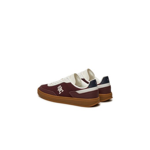 Tommy Hilfiger Sneakersy Heritage Sneaker Perf FW0FW08380 Bordowy Tommy Hilfiger 42 MODIVO